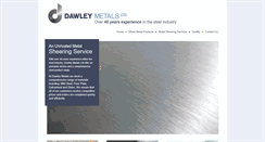 Desktop Screenshot of dawleymetals.co.uk
