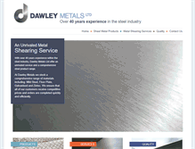 Tablet Screenshot of dawleymetals.co.uk